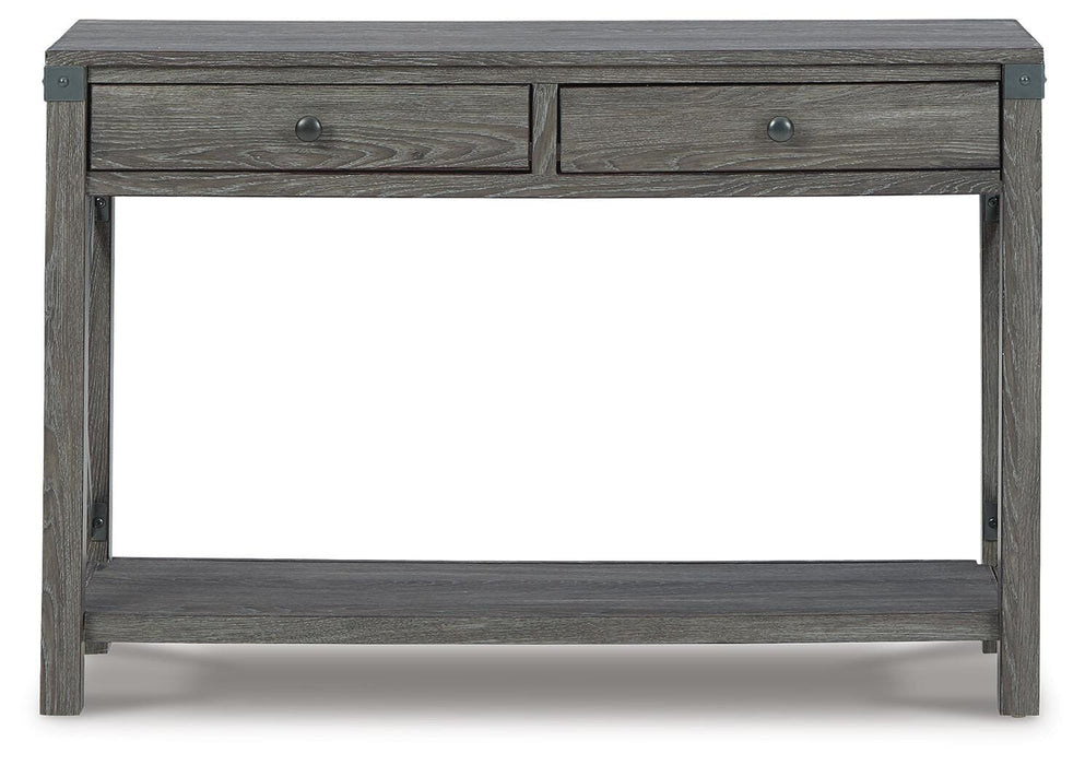 Signature Design Grayish Brown Console Sofa Table