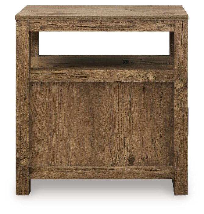 Signature Design Brown Chair Side End Table