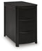 Signature Design Black Chair Side End Table