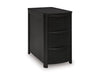 Signature Design Black Chair Side End Table