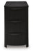 Signature Design Black Chair Side End Table