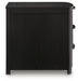Signature Design Black Chair Side End Table