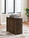 Signature Design Dark Brown Chair Side End Table