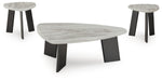 Signature Design Gray/Black Occasional Table Set (3/CN)