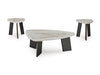 Signature Design Gray/Black Occasional Table Set (3/CN)
