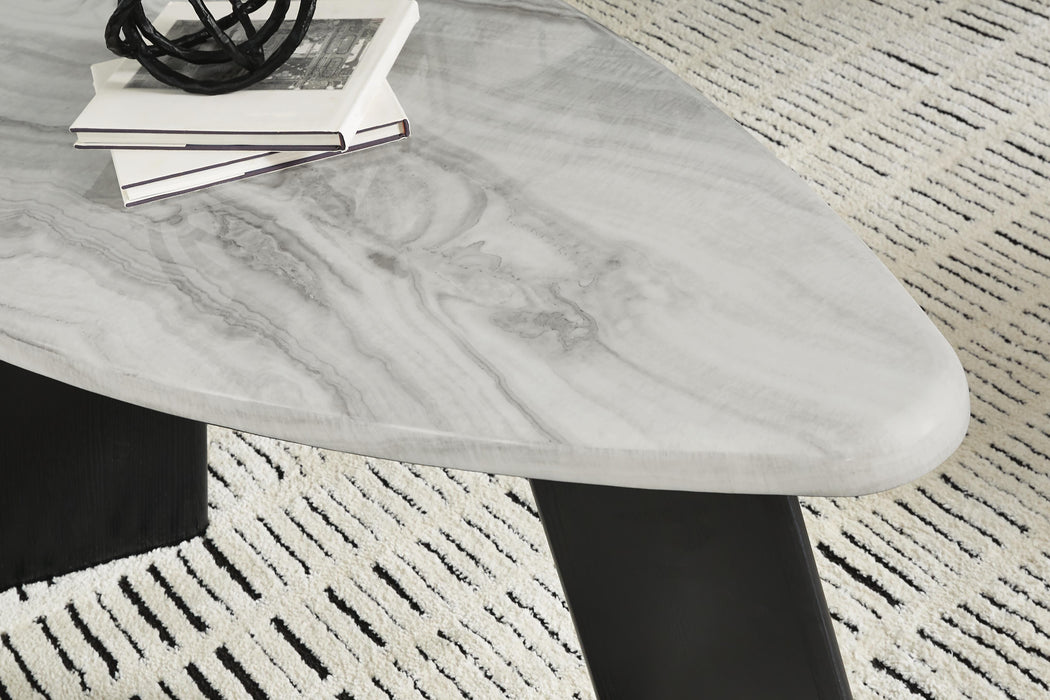 Signature Design Gray/Black Occasional Table Set (3/CN)
