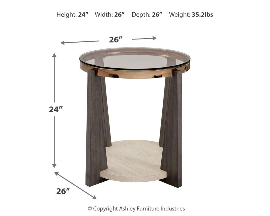 Signature Design Multi Round End Table