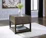 Signature Design Grayish Brown Rectangular End Table