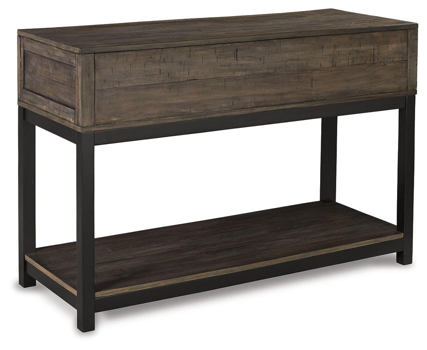 Signature Design Grayish Brown Sofa Table