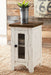Signature Design White/Brown Chair Side End Table