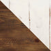Signature Design White/Brown Rectangular End Table