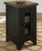 Signature Design Black/Brown Chair Side End Table