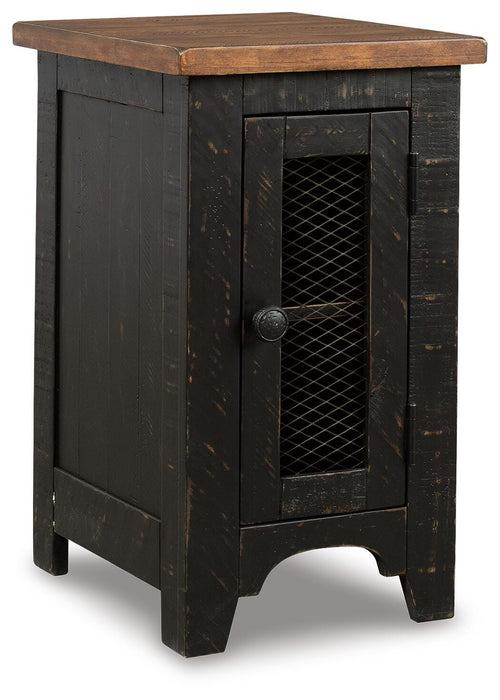 Signature Design Black/Brown Chair Side End Table