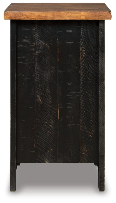 Signature Design Black/Brown Chair Side End Table