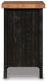 Signature Design Black/Brown Chair Side End Table