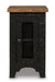 Signature Design Black/Brown Chair Side End Table