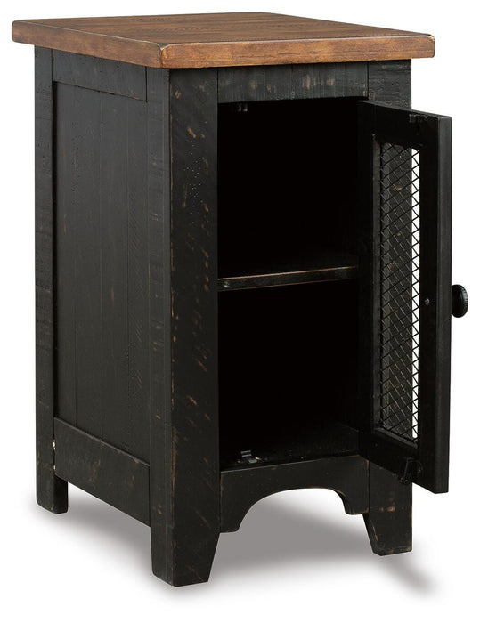 Signature Design Black/Brown Chair Side End Table