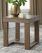 Signature Design Gray Square End Table