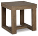 Signature Design Gray Square End Table