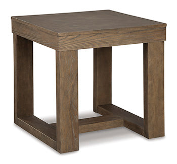 Signature Design Gray Square End Table