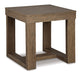 Signature Design Gray Square End Table