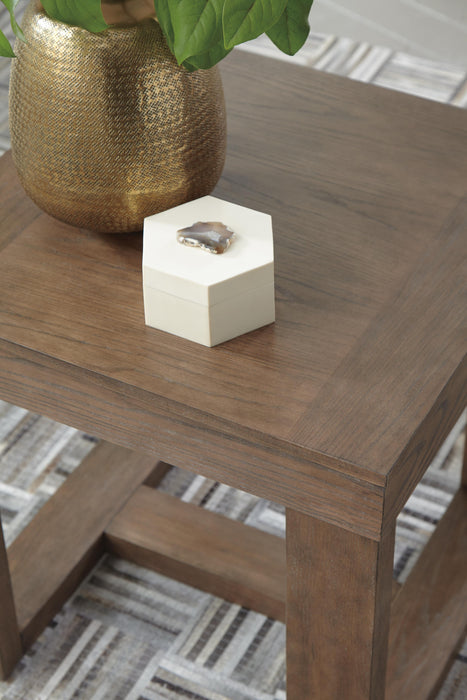 Signature Design Gray Square End Table