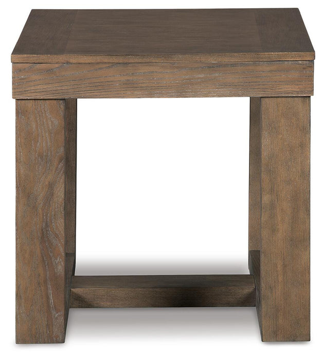 Signature Design Gray Square End Table