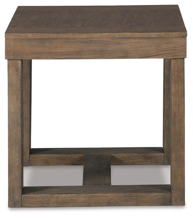 Signature Design Gray Square End Table
