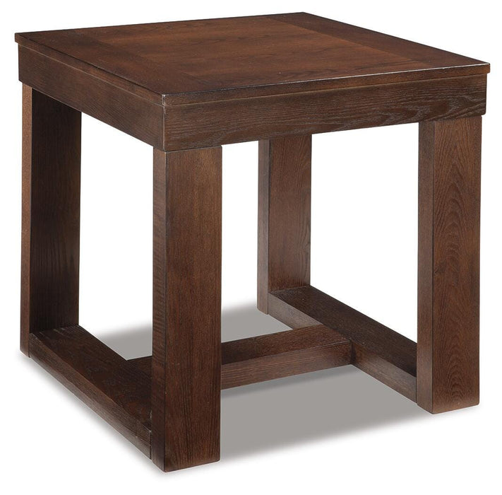Signature Design Dark Brown Square End Table