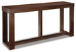 Signature Design Dark Brown Sofa Table