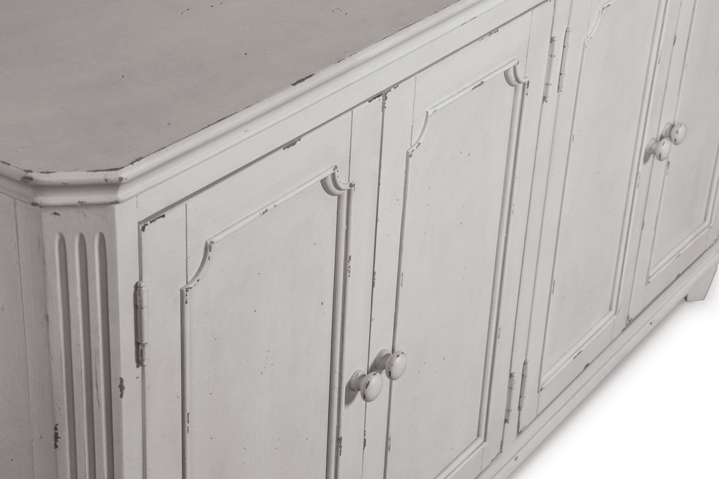 Signature Design Antique White Accent Cabinet