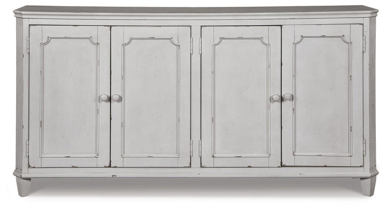 Signature Design Antique White Accent Cabinet