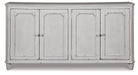 Signature Design Antique White Accent Cabinet