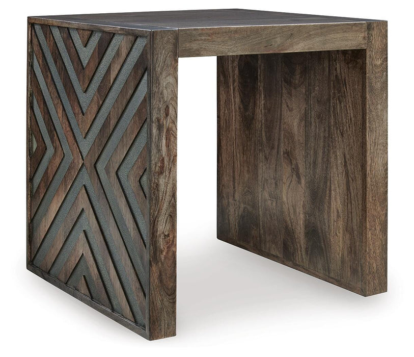 Signature Design Brown Square End Table