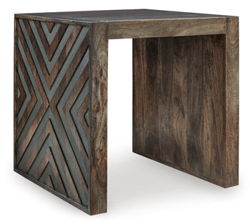 Signature Design Brown Square End Table