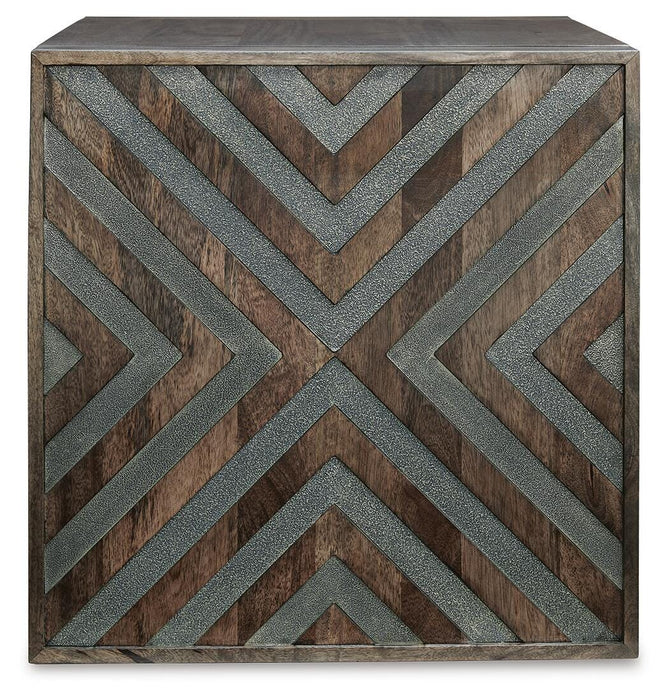 Signature Design Brown Square End Table