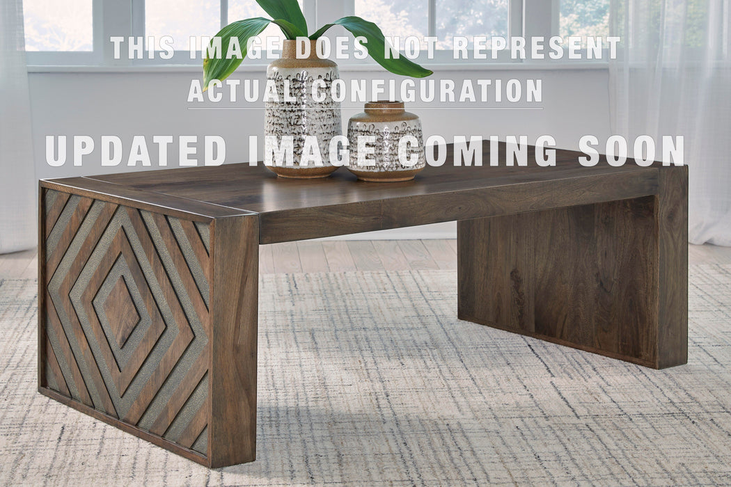 Signature Design Brown Square End Table