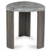 Signature Design Gray/Brown Triangle End Table