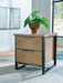Signature Design Light Brown Rectangular End Table