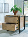 Signature Design Light Brown Rectangular End Table