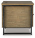 Signature Design Light Brown Rectangular End Table