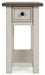 Signature Design Two-tone Chair Side End Table