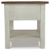 Signature Design Two-tone Rectangular End Table
