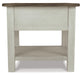 Signature Design Two-tone Rectangular End Table