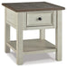 Signature Design Two-tone Rectangular End Table
