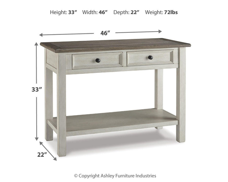 Signature Design Two-tone Sofa Table