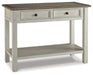 Signature Design Two-tone Sofa Table