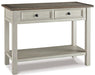 Signature Design Two-tone Sofa Table