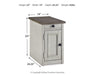 Signature Design Two-tone Chair Side End Table