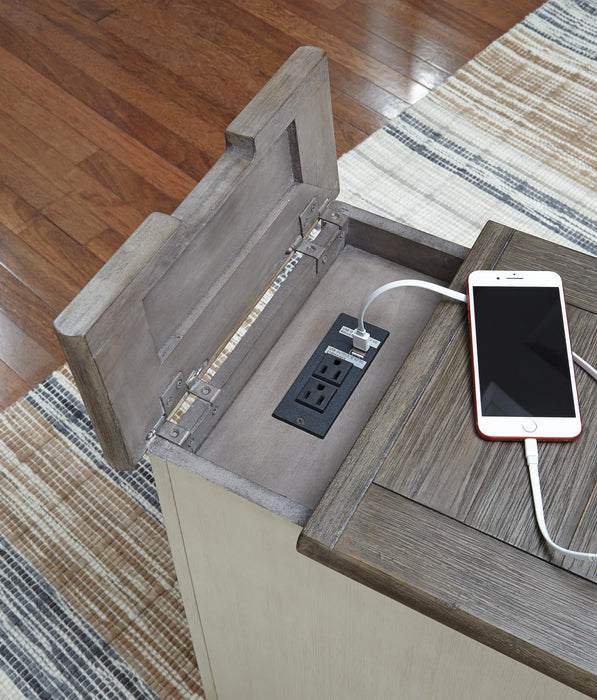 Signature Design Two-tone Chair Side End Table